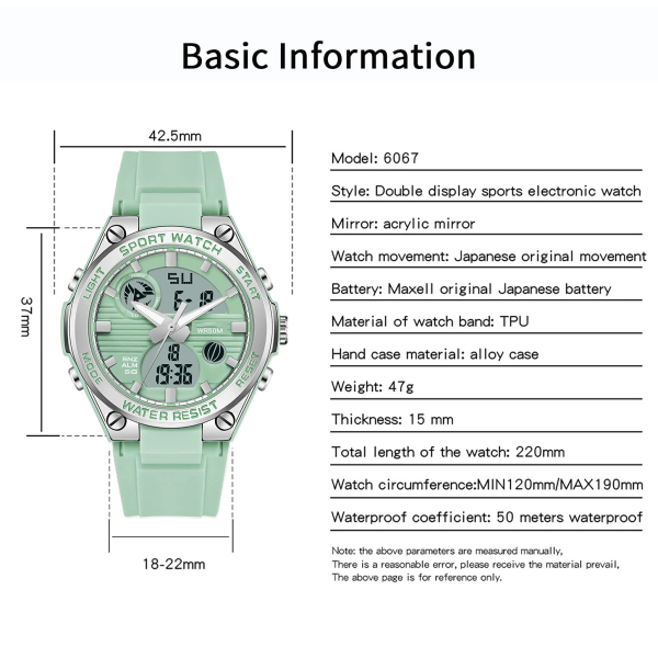 Naisten digitaalinen watch Naisten watch