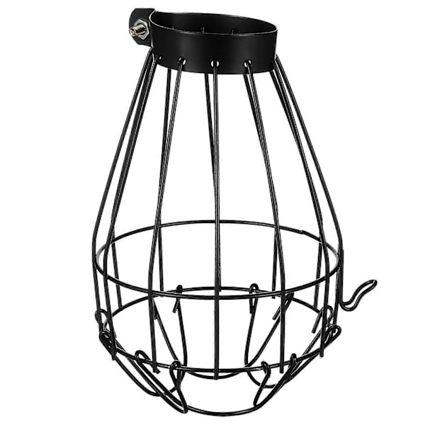 1 stk. Varme lampe til krybdyrsbur, anti-varmt netdæksel, isolerende lampeskærm