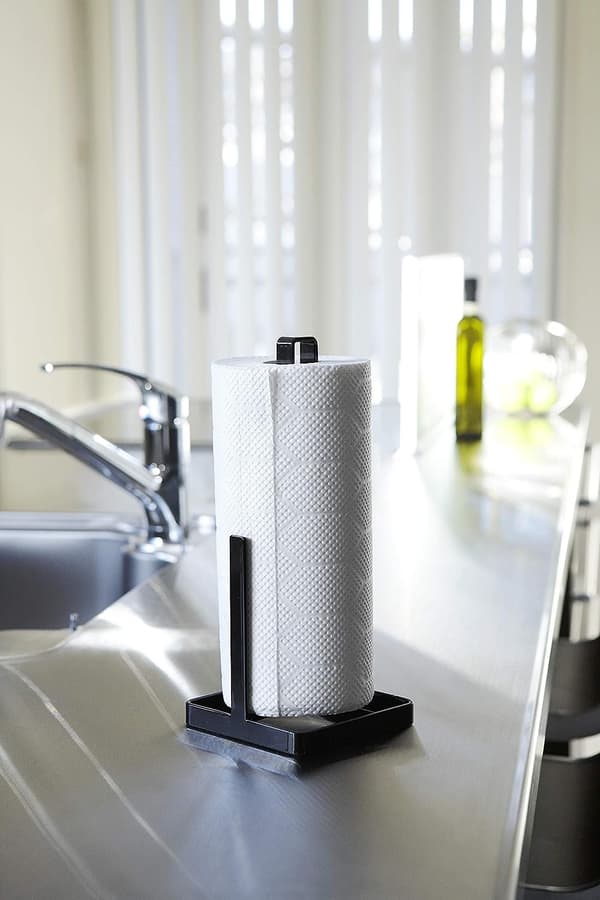 Tower Køkkenrulleholder Papirholder, Stål, Sort