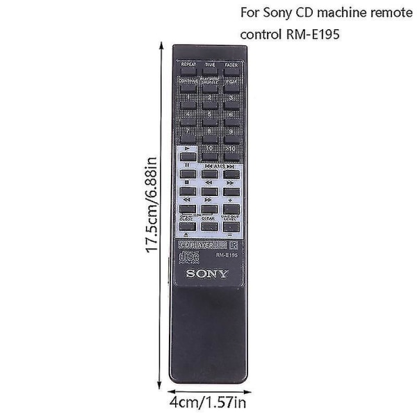 Fjernkontroll Universal For Sony CD-opptaker 228esd 227esd Cdp-x33 Cdp-950