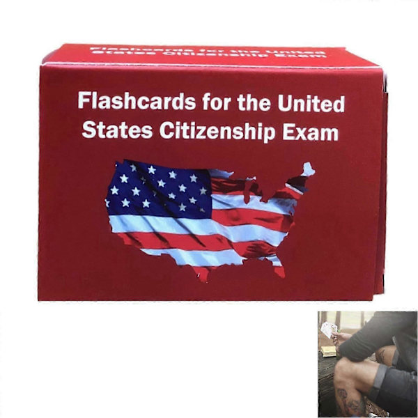 US statsborgerskab flashkort