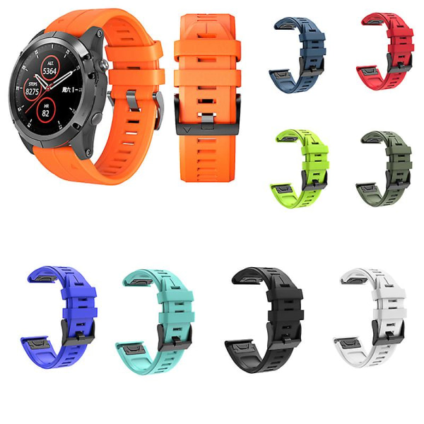 20/22/26mm Udskiftningsurrem til Garmin Fenix-6 6X 6S Pro Forerunner 945 Army Green 26mm