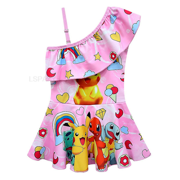 Tegneserie Piger Badetøj Pikachu Piger Badetøj To Stykker Børn Bikini Sæt Børn Badetøj Svømmedragt 203283 Size 140