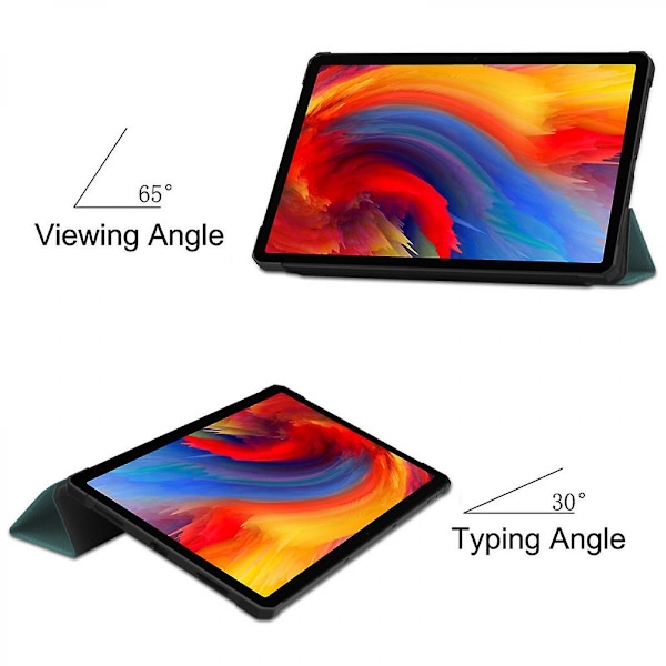 Fodral för Lenovo Tab P11 Pro 11\" (tb-j607f 2021pad Pad Plus 11\"), Smalt Lätt Smartfodral för Lenovo Tab P11 Pro 11\" Surfplatta Tri-fold Stativfodral R