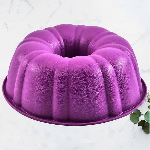 10 tommer rund gresskar kake bakeform silikon bakeutstyr gresskar silikon kakeformer (tilfeldig farge)