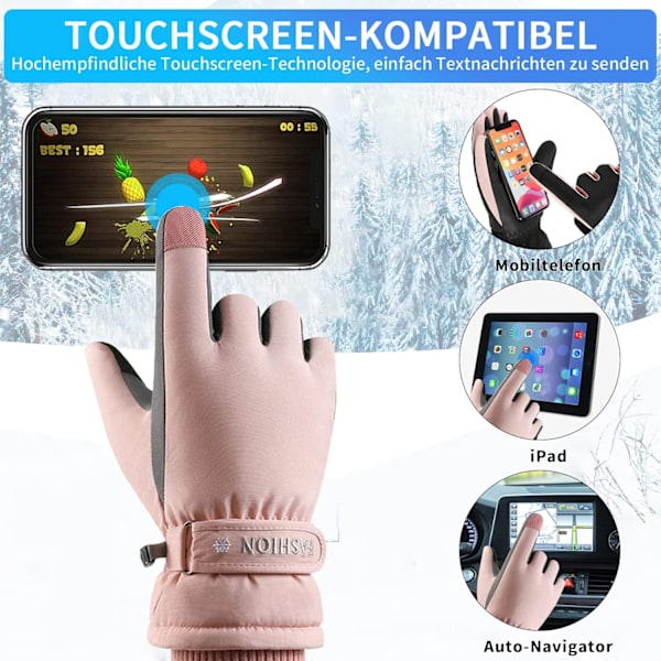 Vantar Varma Touchscreen Vattentäta vinter skidåkning