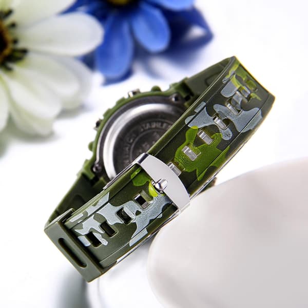 Barne-armbåndsur - Gutter Camo Multifunksjonell Sports Digitalt Ur