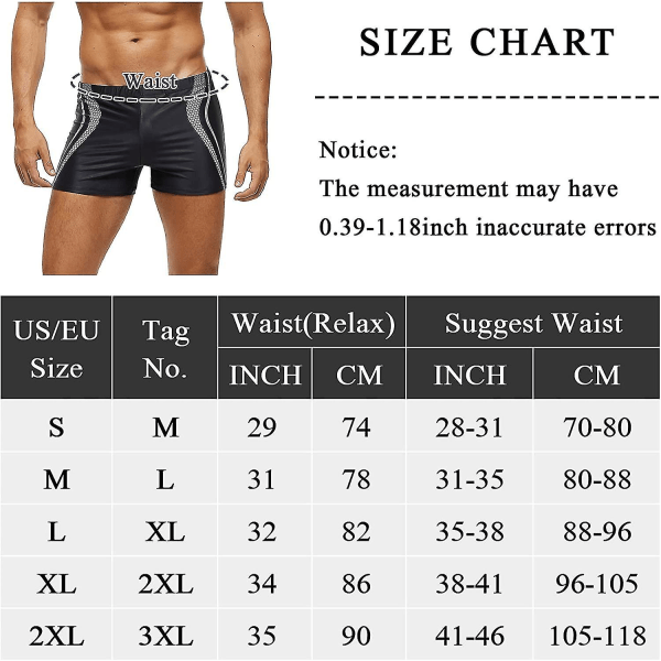 Herre Svømmebukser Shorts Sport Boxer Badetøj Med Aftagelig Indlæg Justerbar Snøre Badetøj Hurtigtørrende Klassiske Badebukser Trykte Strandshorts A-black 2 with Removable Pad XXL