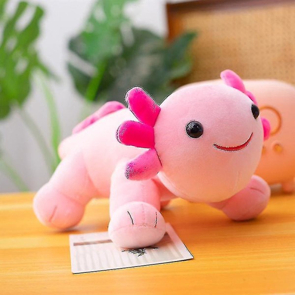 30cm söt stående axolotl plyschdjur plyschleksak kudde docka barn födelsedagspresent Pink 30 cm