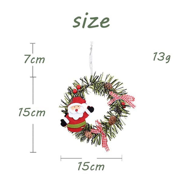 Julkrans Liten Julkrans Julgransdekoration Pack om 4