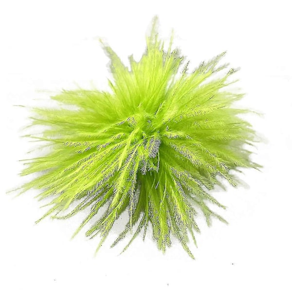 Fjerbrosche Fjer Corsages Klæde Dekorationer Struds Fjer Materiale Green