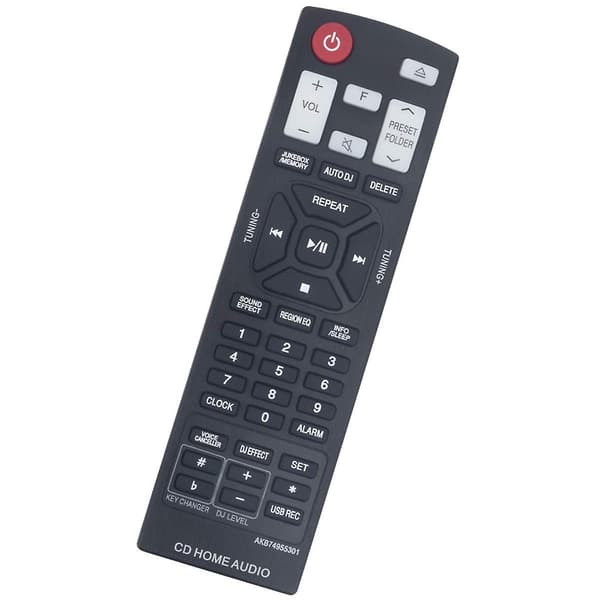 AKB74955301 Fjernkontroll Erstatning for LG Mini Hi-Fi System CM9960 CMS9960F CM9760 CMS9760F CM8