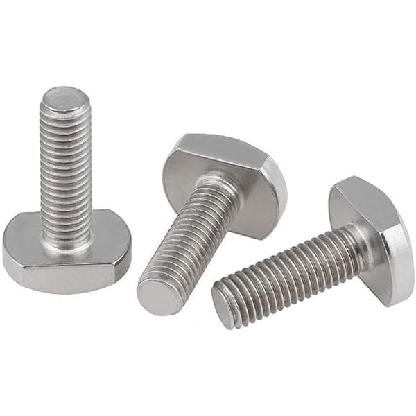 Kiinnityspultti T-uraan, alumiiniprofiilille, hiiliterästä, M8×45mm, 4 kpl
