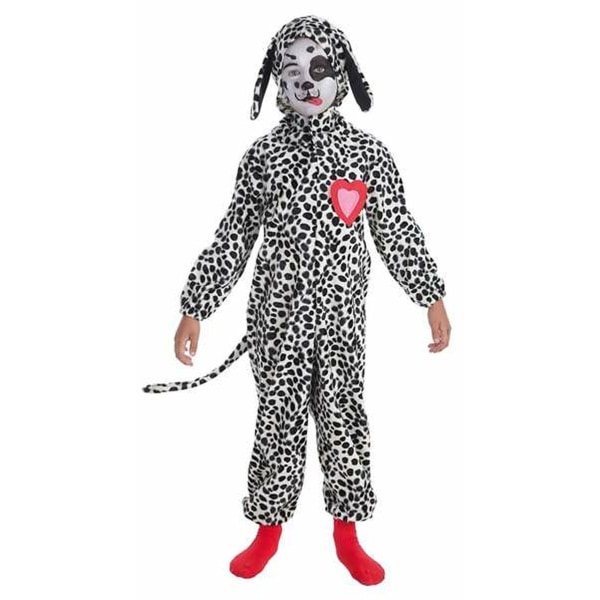Maskerade kostume til børn 7-9 år dalmatiner (2 dele)