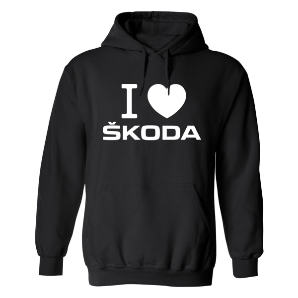 Skoda - Hoodie / Tröja - UNISEX Svart - 5XL