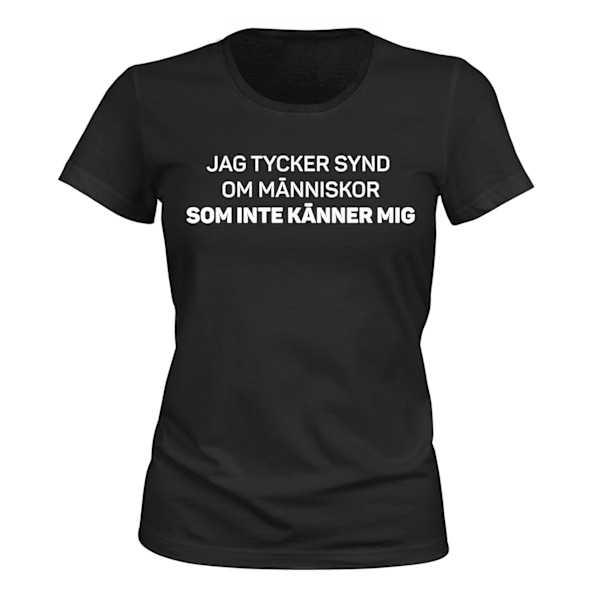 Ihmiset, jotka eivät tunne minua - T-PAITA - NAISET musta XXL