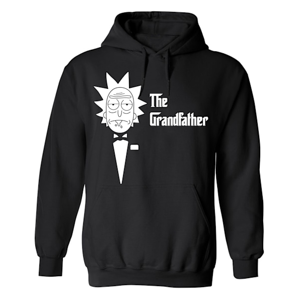 Rick And Morty The Grandfather - Huppari / villapaita - MIESTEN Svart - 4XL