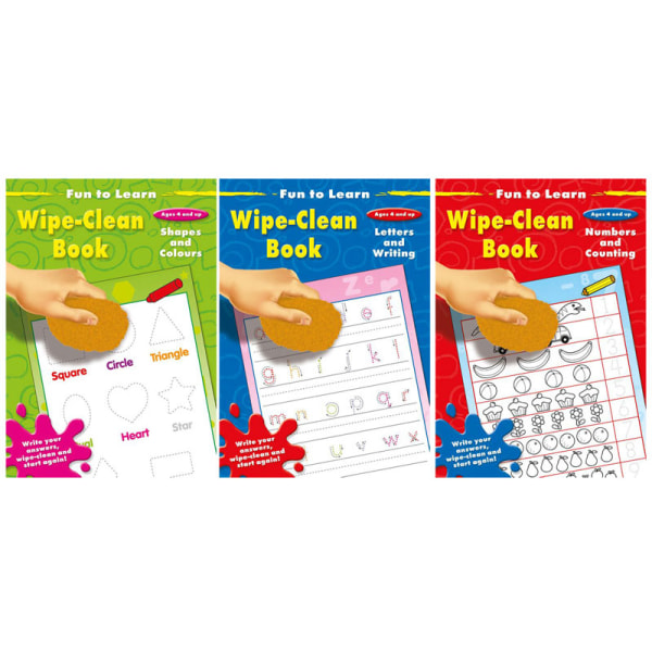 Fun To Learn Wipe Clean Books