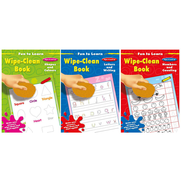 Fun To Learn Wipe Clean Books