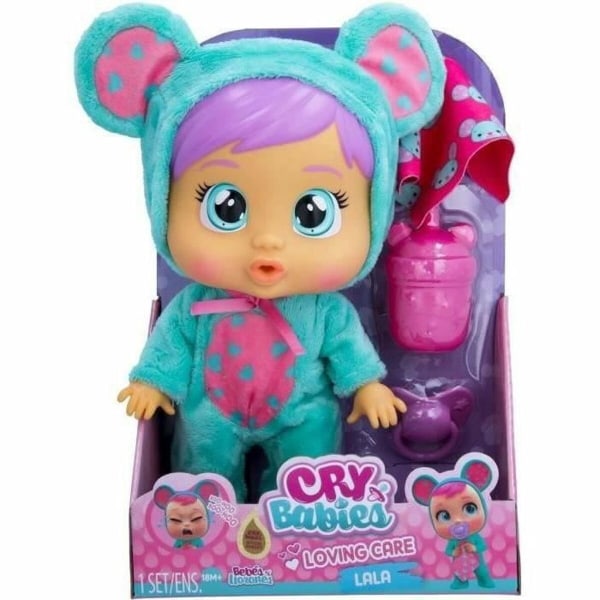 Babydukke IMC Toys Cry Babies Loving Care - Lala