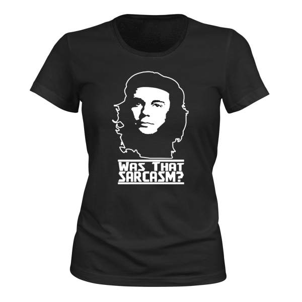 Was That Sarcasm - T-SHIRT - DAM svart S