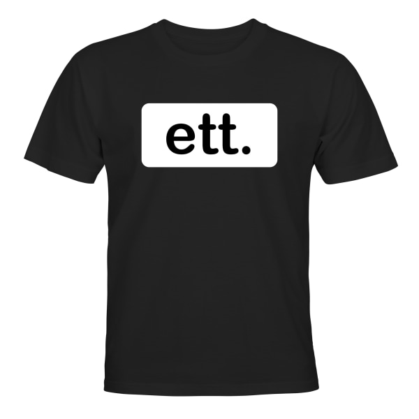 ett år Födelsedag - T-SHIRT - BARN svart Svart - 142 / 152