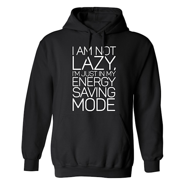 Im Not Lazy - Hoodie / Tröja - DAM Svart - 3XL