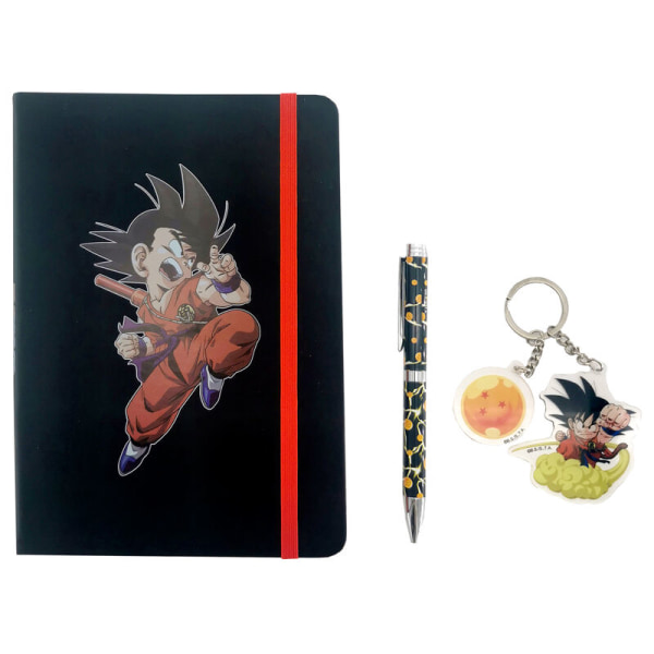 Dragon Ball set diary + pen + keychain