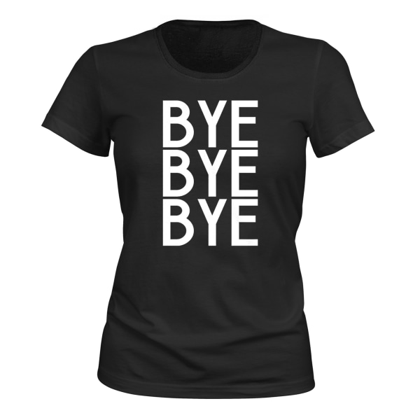 Bye Bye Bye - T-SHIRT - DAM svart M