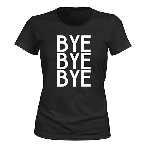 Bye Bye Bye - T-SHIRT - DAME sort XS