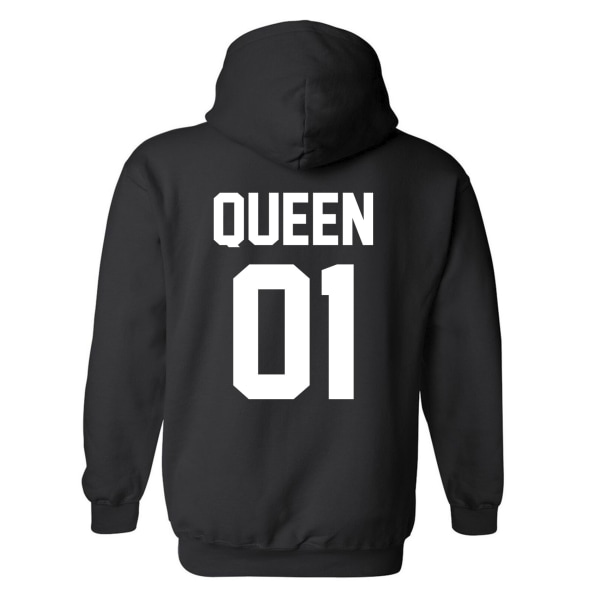 Queen - Hættetrøje / Sweater - UNISEX Svart - M