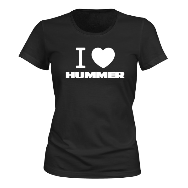 Hummer - T-SHIRT - DAME sort XL