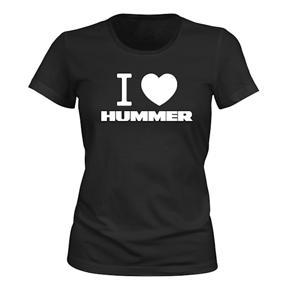 Hummer - T-SHIRT - DAME sort XS