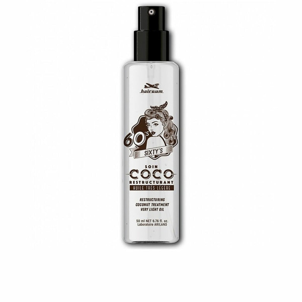 beskyttende olje for håret Hairgum Sixty's Coconut (50 ml)