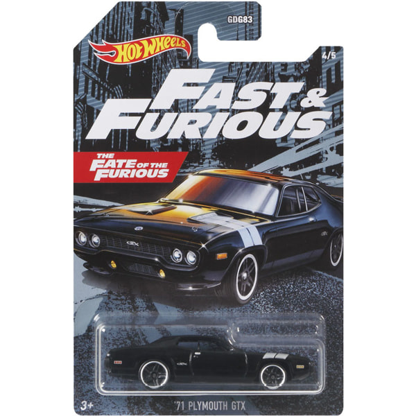 HOT WHEELS DECO FAST & FURIOUS 71 Plymouth GTX