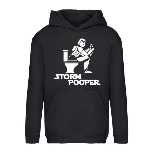 Stormpooper - Hoodie / Tröja - BARN svart Svart - 116