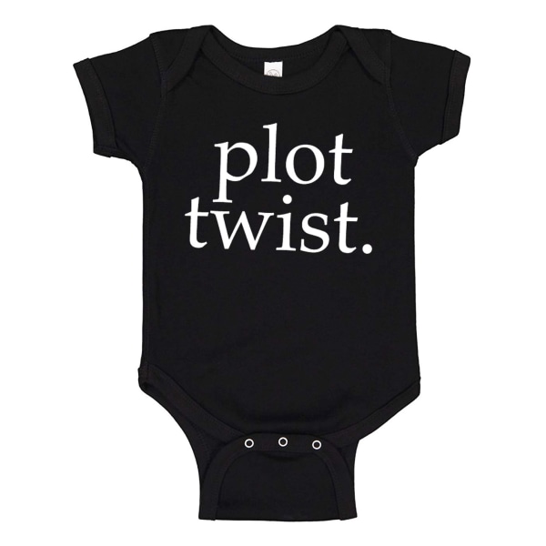Plot Twist - Baby Body svart Svart - 24 månader