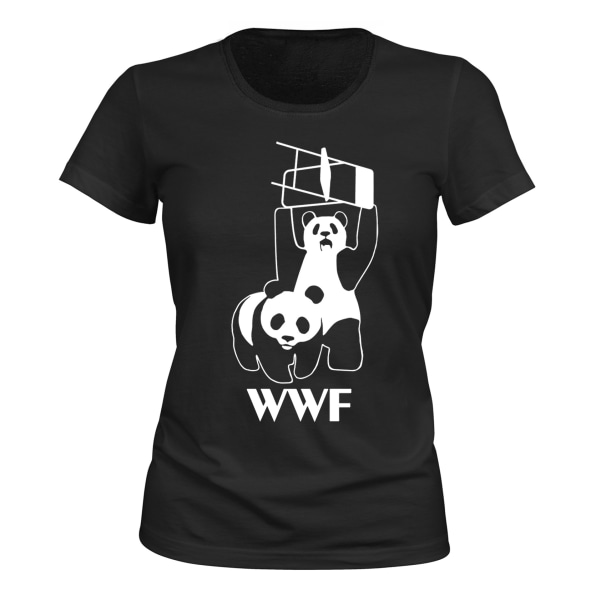 WWF - T-SKJORTE - DAME svart XS