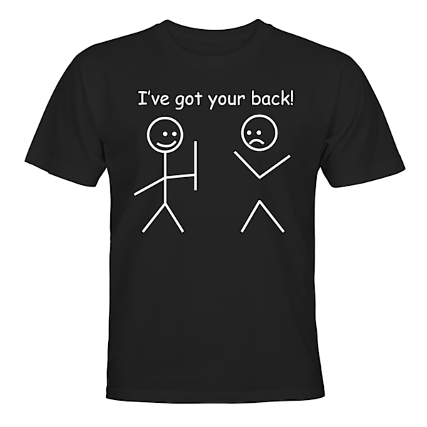 ive Got Your Back - T-PAITA - LAPSET musta Svart - 118 / 128