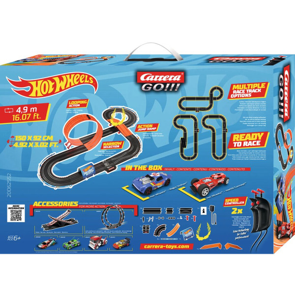 Kilparata Carrera-Toys GO!!! Hot Wheels 4,9 4,9 m 2 auto