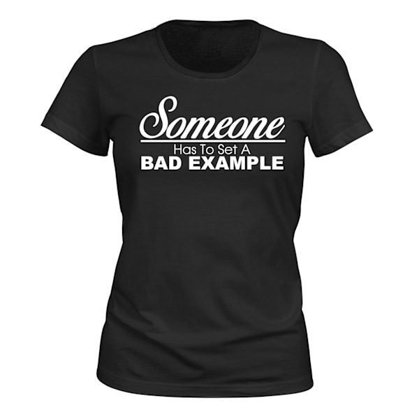 Bad Example - T-SHIRT - DAM svart XS