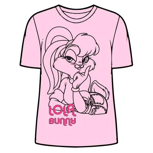 Looney Tunes Lola Bunny kvinnelig t-skjorte for voksne S
