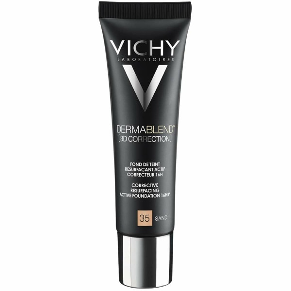 Flytande makeupbas Vichy Dermablend 3D Correction 30 ml Spf 25 Nº 35 Sand