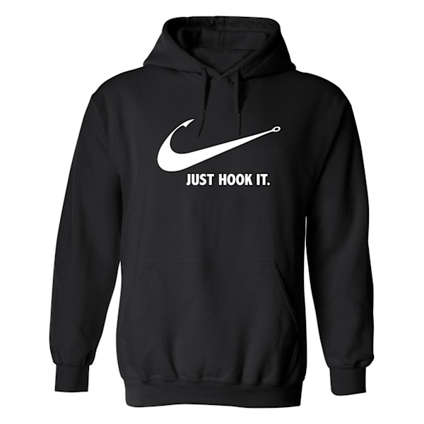 Just Hook It - Hættetrøje / Sweater - KVINDER Svart - 4XL