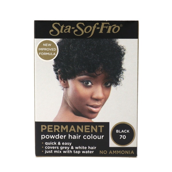 Permanent färg Sta Soft Fro Powder Hair Color Black (8 g)