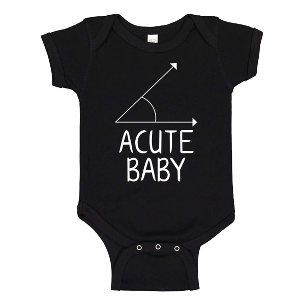 Acute Baby - Baby Body svart Svart - 12 månader
