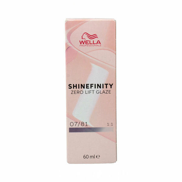 Permanent hårbalsam Wella Shinefinity Nº 07/81 (60 ml)