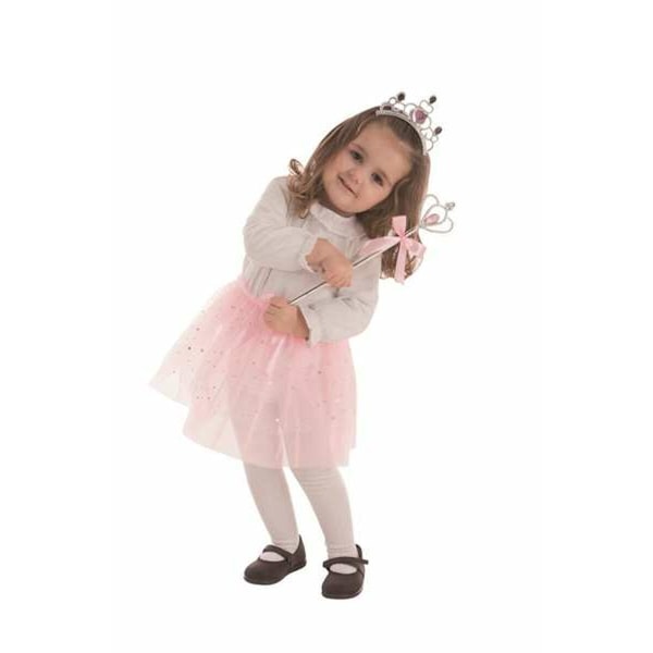 Maskerade kostume til børn Snow Princess Pink (3 stykker)
