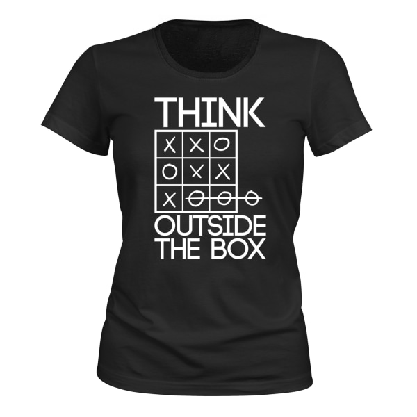 Think Outside The Box - T-SHIRT - DAM svart S