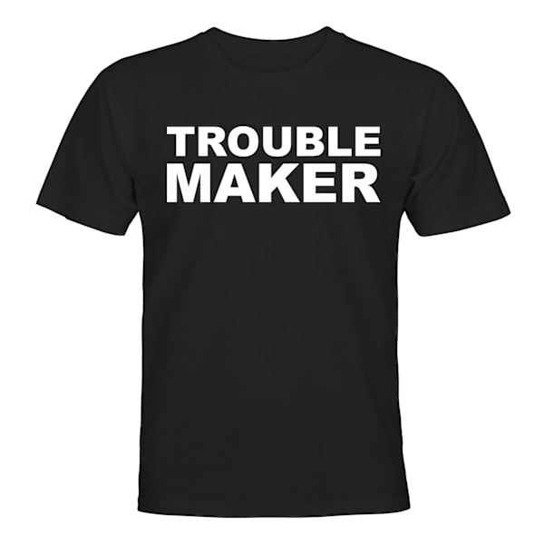 Trouble Maker - T-SHIRT - HERR Svart - 2XL